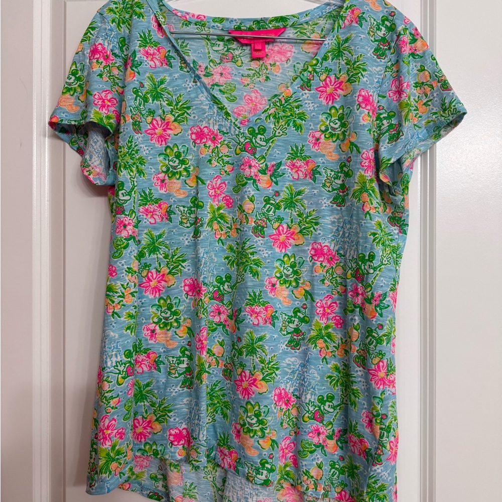 Lilly Pulitzer Etta top disney print